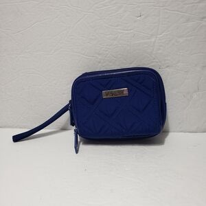 NEW W/O TAG! VERA BRADLEY On The Square Wristlet In Cobalt (MISSING LONG STRAP)